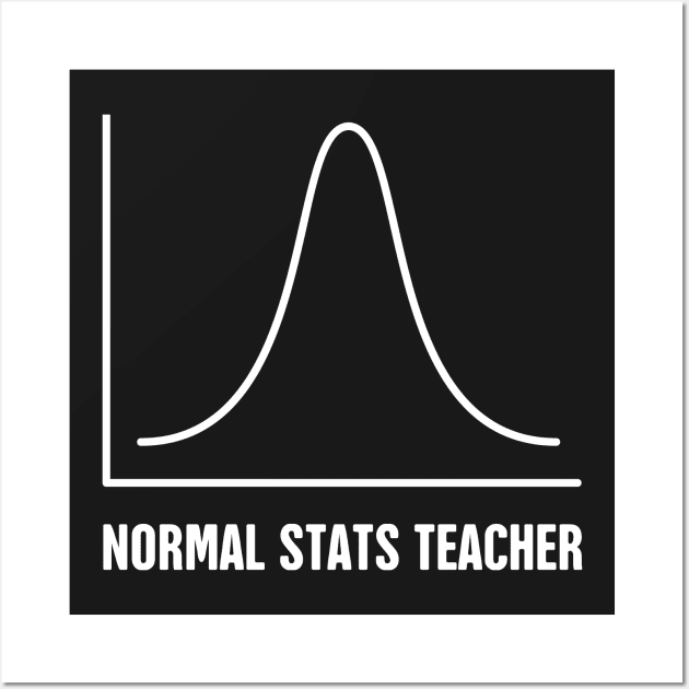 Normal Stats Teacher Wall Art by MeatMan